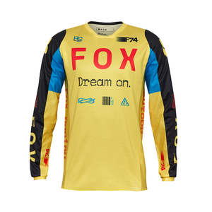Motocross Jerseys Jackets: FOX 180 RACE SPEC JERSEY [PALE YELLOW]