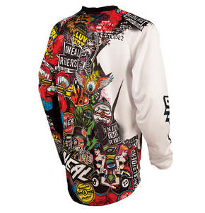 Motocross Jerseys Jackets: O'Neal 2026 MAYHEM Crank Jersey - Black/Multi