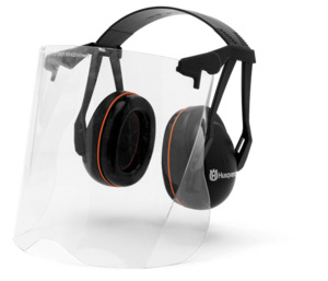 Protective Equipment: Husqvarna Garden Earmuffs with Perspex Visor