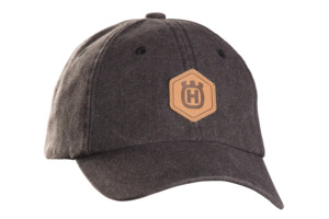 Husqvarna Xplorer Cap granite leather patch