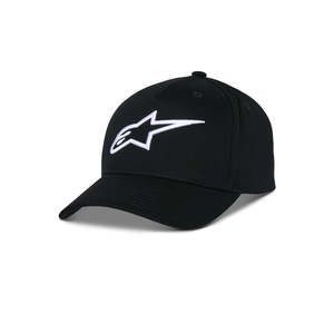 Hats Caps Beanies: Alpinestars Snapback Hat Ageless White/Black