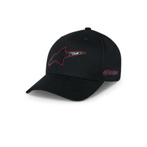 Hats Caps Beanies: Alpinestars Snapback Hat Carbon Fibre Black