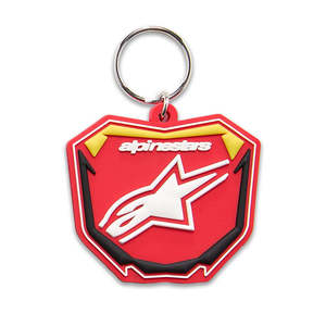 Alpinestars Keychain Plate - Red/White