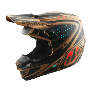 Motocross Helmets: SE5 POLYCARBONATE HELMET THE LINE SIENNA