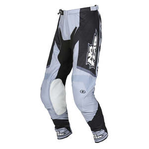 Motocross Pants: No Fear Youth Elektron Blackout MX Pants Black/White