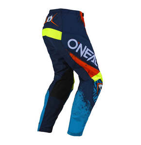 Motocross Pants: O'Neal Youth ELEMENT Shocker Pant - Blue/Orange