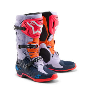 Alpinestars Tech-10 Records Limited Edition MX Boots Multicolour