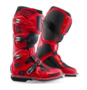 Motocross Boots: Gaerne SG12 Red/Black - MX