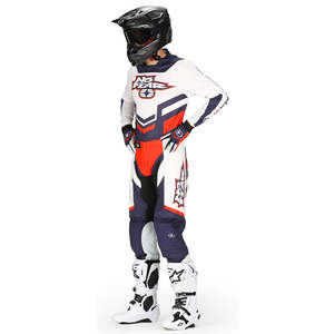No Fear Youth Elektron Patriot MX Jersey Red/Navy/White