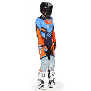 No Fear Youth Elektron Icon MX Jersey Blue/Orange