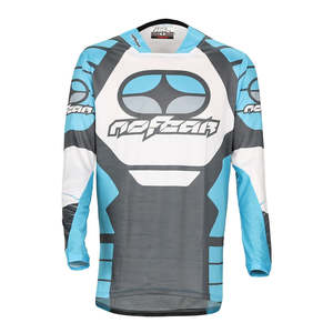 No Fear Elektron Blast MX Jersey (Blue/white/Grey)