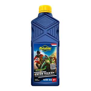 Motorcycle Oils Lubricants: Putoline Ester Tech Syntec 4+ Engine Oil - 10W50
