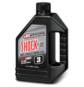 Motorcycle Oils Lubricants: Maxima Synthetic Racing Shock Fluid