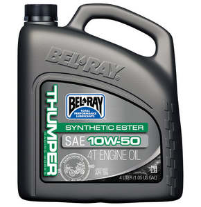 Motorcycle Oils Lubricants: Bel-Ray Thumper Racing Works Synthetic Ester 4T Engine Oil