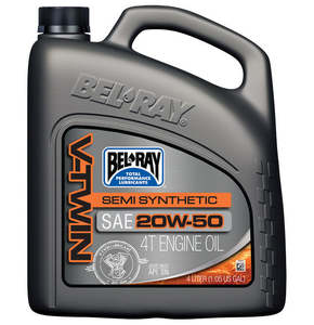 Motorcycle Oils Lubricants: Bel-Ray V-Twin Semi-Synthetic Engine Oil