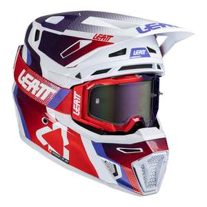 Motocross Helmets: Leatt 2025 8.5 Helmet Kit - Sunburn