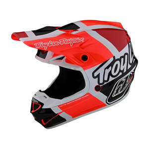 Motocross Helmets: YOUTH SE4 POLYACRYLITE HELMET QUATTRO RED / CHARCOAL