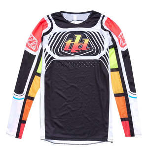 Motocross Jerseys Jackets: SE PRO JERSEY WAVEZ BLACK / MULTI