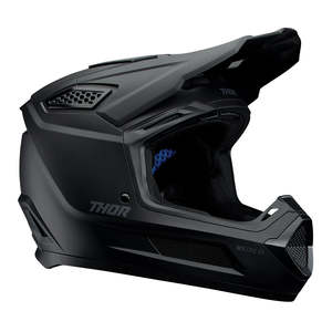 Motocross Helmets: THOR HELMET FLEET BLACKOUT