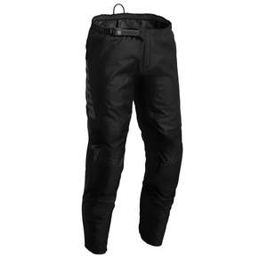 Motocross Pants: THOR SECTOR PANTS YOUTH MINIMAL BLACK