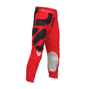 Motocross Pants: THOR PANTS LAUNCH YOUTH FORGE RED