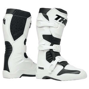Motocross Boots: THOR BLITZ XR BOOTS WH/BK