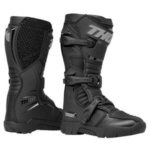 Motocross Boots: THOR BLITZ XR TRL BOOTS BK/GY