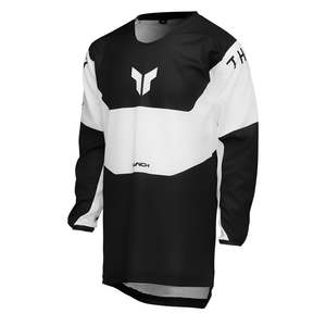 Motocross Jerseys Jackets: THOR JERSEY LAUNCH YOUTH STORM BLACK