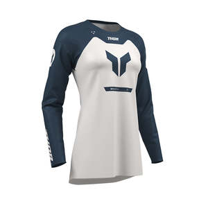Motocross Jerseys Jackets: THOR JERSEY WOMENS RIDEMODE MENACE MID/DUST