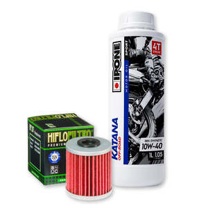 IPONE & HIFLO Oil Change Kit - Suzuki