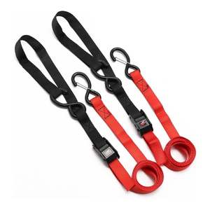 Tie Downs Fork Support: DRC T2 Cambuckle Tie Down - Red