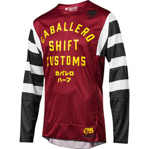 SHIFT 3LACK CABALLERO X LAB JERSEY [DARK RED] M