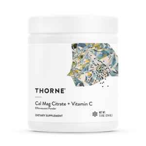 Thorne Research Cal-Mag Citrate + Vitamin C Effervescent Powder