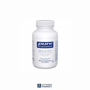 Pure Encapsulations Mineral 650® (without Copper & Iron)