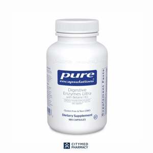Digestive System Supplements: Pure Encapsulations Digestive Enzymes Ultra with Betaine HCI