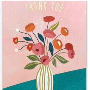 Products: Thank You Vase Greeting Card