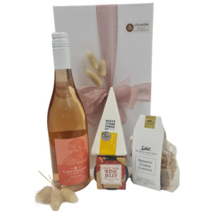 Christmas: Wine, Cheese and Fruit Paste Gift box