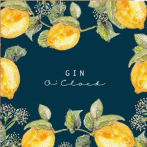 Gin 'O'Clock Card