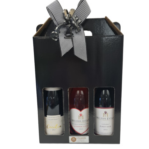 Mens Gift Basket: Trio Wines In Gift Box
