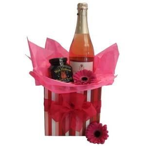Mens Gift Basket: Bubbles and Wild Hibiscus Gift Box