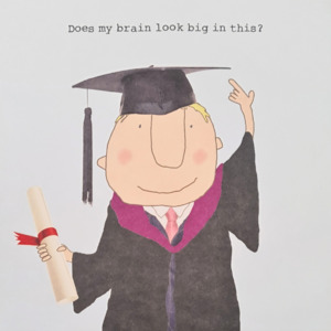 Graduation Flowers And Gifts Christchurch: Does My Brain look Too Big In This Card