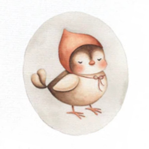 Add A Card: Baby Bird Small Greeting Card