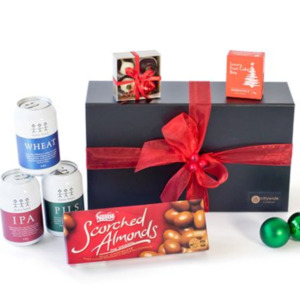 All Gift Baskets Boxes Hampers: Chocolate and Beer Christmas Box