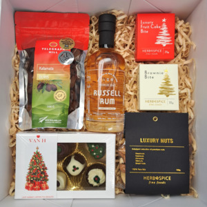 All Gift Baskets Boxes Hampers: Christmas Jolly Rum Gift Box