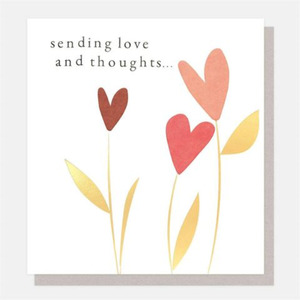 Products: Sending Love And Thoughts Card