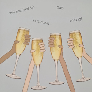 Graduation Flowers And Gifts Christchurch: You Smashed It Greeting Card