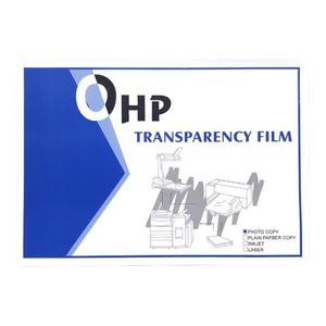Paper packets,reams And Single Sheet: OHP Transparency Film A4 100mic, PK/100