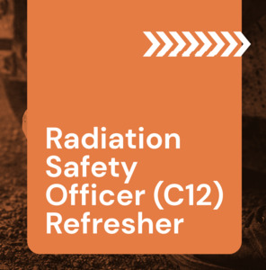 Radiation Safety Officer (RSO) Refresher – C12