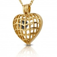 Products: Pendant, filigree / black cz -(MF09)