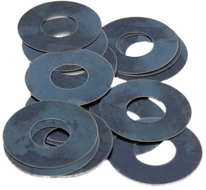 Valving Shims: 7MM I.D. Fluid Focus Valving Shims, Packs of 20.
